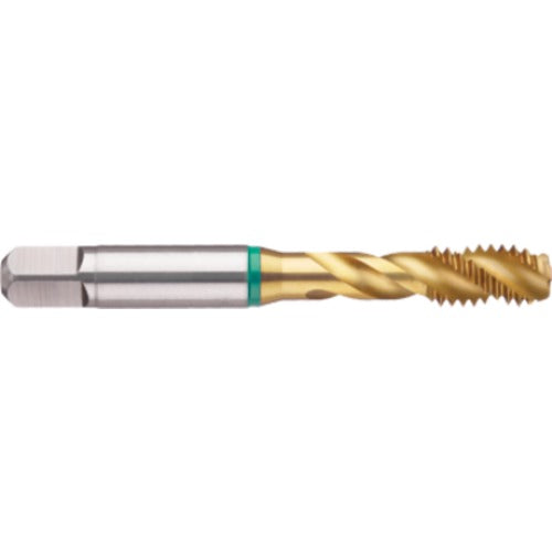 ‎#5-40 3FL 2B Cobalt Bottoming Green Ring Tap FORM-E-TiN - USA Tool & Supply