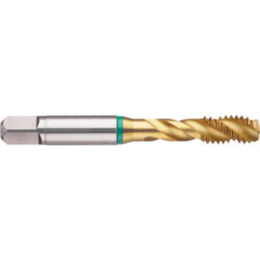 ‎#5-40 3FL 2B Cobalt Bottoming Green Ring Tap FORM-E-TiN - USA Tool & Supply