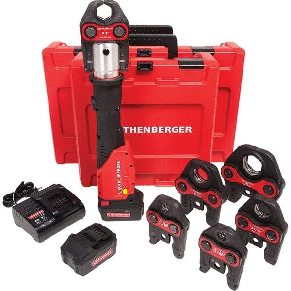 Rothenberger - Benders, Crimpers & Pressers Type: Cordless Press Tool Maximum Pipe Capacity (Inch): 2 - USA Tool & Supply