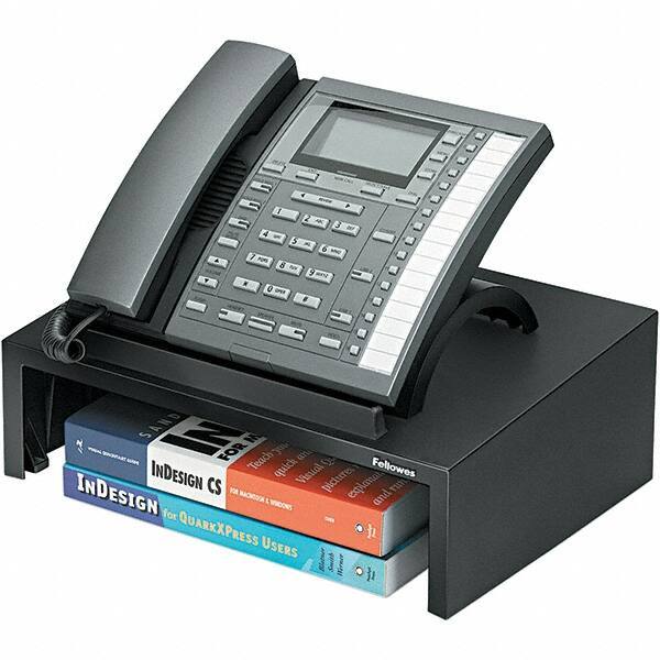 FELLOWES - Black Pearl Desktop Telephone Stand - HPS - USA Tool & Supply