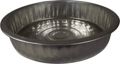 Funnel King - 13 Qt Drain Pan - Galvanized Steel - USA Tool & Supply