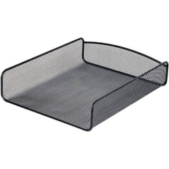 Safco - Black Letter Tray - Steel - USA Tool & Supply