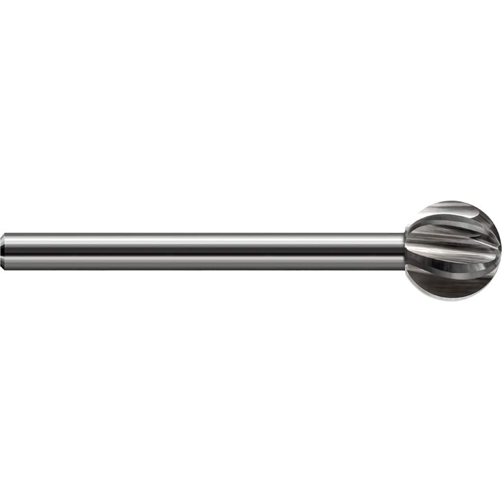 Harvey Tool - 1/4" Diam 300° Wrap Angle 0.232" LOC 6-Flute Uncoated Undercut End Mill - Exact Industrial Supply