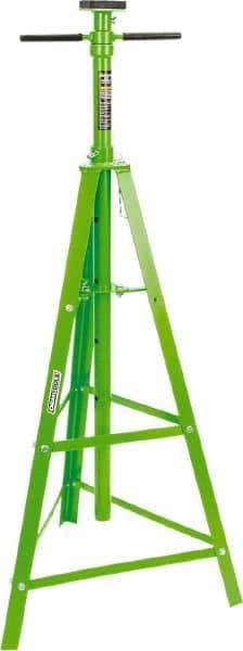 OEM Tools - 4,000 Lb Capacity Underhoist Stand - 56-1/2 to 84-1/4" High, 3-1/4" Saddle Length - USA Tool & Supply