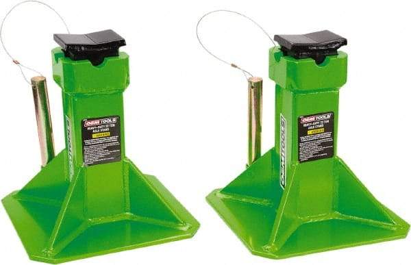 OEM Tools - 44,000 Lb Capacity Engine Stand - 12-1/4 to 19-3/4" High, 3-3/4" Saddle Length - USA Tool & Supply