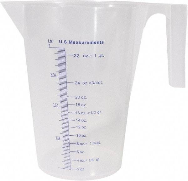 Funnel King - Beakers & Pipettes Type: Measuring Cup Volume Capacity Range: 1,000 mL and Larger - USA Tool & Supply