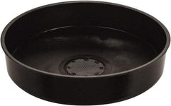 Funnel King - 4-3/8" High x 11-3/4" Diam, Polypropylene, Drum Funnel with Screen - 55 Gal Drum/Pail Capacity - USA Tool & Supply