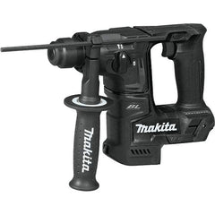 Makita - 18 Volt 11/16" SDS Plus Chuck Cordless Rotary Hammer - 0 to 4,800 BPM, 0 to 680 RPM, Reversible, D-Handle - USA Tool & Supply