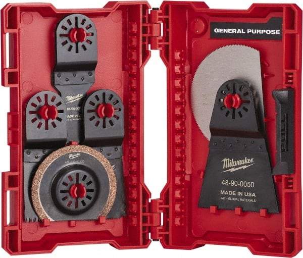 Milwaukee Tool - Rotary Blade Set - Use with Milwaukee Multi-Tool - USA Tool & Supply