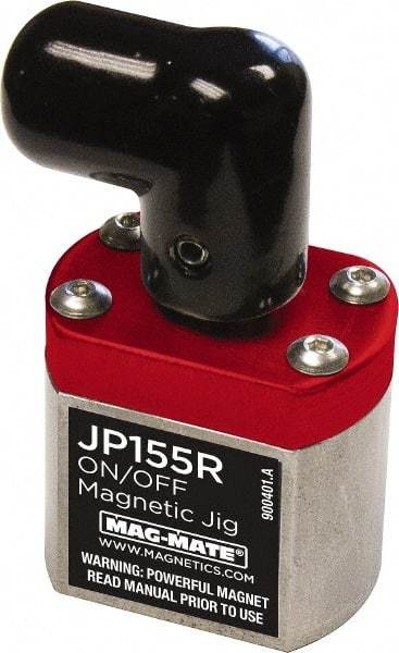 Mag-Mate - 155 Lb Load Capacity, Magnetic Clamp - 2.18" High x 1.57" Long x 1-1/4" Wide, 2 Poles - USA Tool & Supply