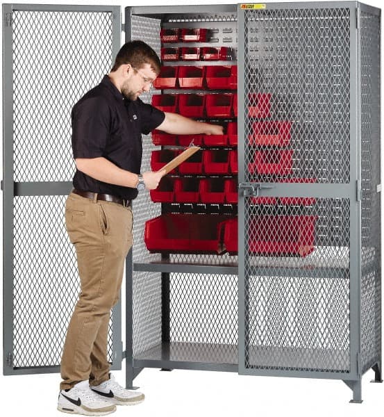 Little Giant - 2 Door, 1 Tier, Storage Cabinets & Lockers - USA Tool & Supply