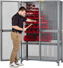 Little Giant - 2 Door, 1 Tier, Storage Cabinets & Lockers - USA Tool & Supply