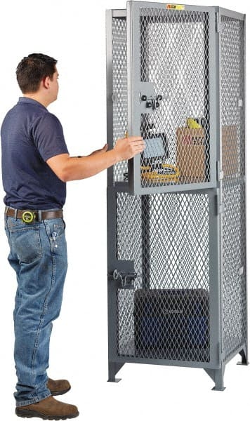 Little Giant - 2 Door, 2 Tier, 2 Compartment Module - USA Tool & Supply