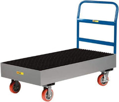 Little Giant - 66 Gal Sump Capacity, Steel Platform - 52" Long x 26" Wide x 19-1/2" High, 3,000 Lb Capacity - USA Tool & Supply