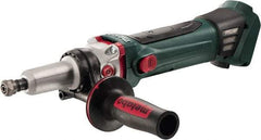 Metabo - 1/4" Collet, 6,000 RPM, Straight Handle Electric Die Grinder - 18 Volts - USA Tool & Supply