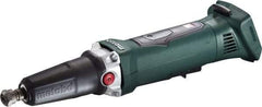 Metabo - 1/4" Collet, 25,000 RPM, Straight Handle Electric Die Grinder - 18 Volts - USA Tool & Supply