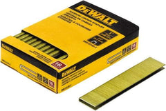 DeWALT - 1" Long x 1/4" Wide, 18 Gauge Crowned Construction Staple - Steel, Copper Finish, Chisel Point - USA Tool & Supply