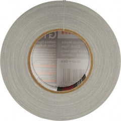 3M - 2" x 50m Gray Gaffers Tape - 11 mil, Rubber Adhesive, Cotton Cloth Backing, Series GT2 - USA Tool & Supply