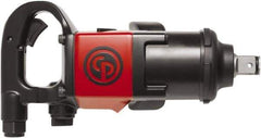 Chicago Pneumatic - 1" Drive, 6,200 RPM, 1,770 Ft/Lb Torque Impact Wrench - D-Handle, 40.4 CFM, 90 psi, 3/8" NPT Inlet - USA Tool & Supply