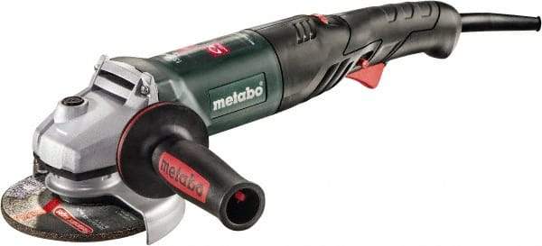 Metabo - 5" Wheel Diam, 11,000 RPM, Corded Angle & Disc Grinder - 5/8-11 Spindle, 120 Volts, 13.2 Amps - USA Tool & Supply