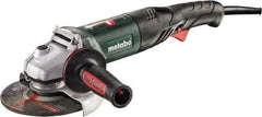 Metabo - 6" Wheel Diam, 9,600 RPM, Corded Angle & Disc Grinder - 5/8-11 Spindle, 120 Volts, 13.2 Amps - USA Tool & Supply