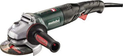 Metabo - 5" Wheel Diam, 11,000 RPM, Corded Angle & Disc Grinder - 5/8-11 Spindle, 120 Volts, 10.2 Amps - USA Tool & Supply