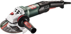 Metabo - 6" Wheel Diam, 9,600 RPM, Corded Angle & Disc Grinder - 5/8-11 Spindle, 120 Volts, 14.6 Amps - USA Tool & Supply