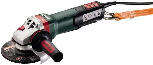 Metabo - 6" Wheel Diam, 9,600 RPM, Corded Angle & Disc Grinder - 5/8-11 Spindle, 120 Volts, 14.5 Amps - USA Tool & Supply