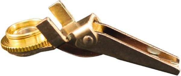 Milton - 150 Max psi Closed Check Brass Air Chuck - Clip On Chuck, Lock-On - USA Tool & Supply