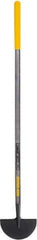 True Temper - 4-3/4" High x 9" Wide Round Steel Spade - 48" Long Wood Straight Handle, Front Turned - USA Tool & Supply