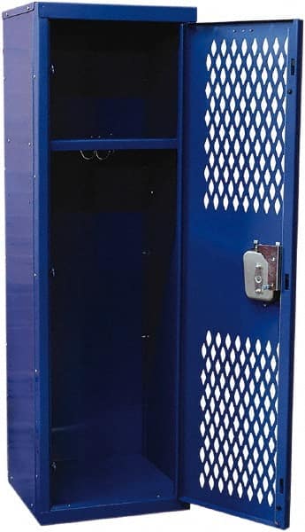 Hallowell - 1 Door, 1 Tier, Locker - USA Tool & Supply