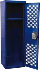 Hallowell - 1 Door, 1 Tier, Locker - USA Tool & Supply