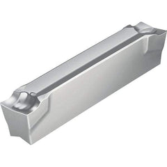 Walter - CK8 Grade WK1, 4mm Cutting Width Cutoff Insert - 0.2mm Corner Radius, Uncoated - USA Tool & Supply