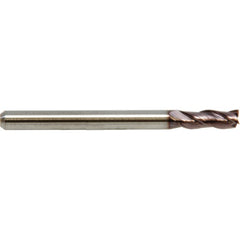 ‎1/8? Dia. × 1/8? Shank x .1880? DOC × 2-1/2? OAL, Carbide, ALtima® 52, 3 Flute, Straight, Square, Solid End Mill - Exact Industrial Supply