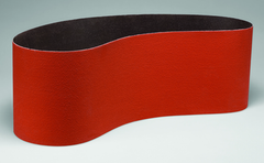 6 x 132" - 36+ Grit - Precision Shaped Ceramic Grain - Cloth Belt - USA Tool & Supply