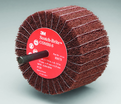 3" - P120 Grit - Aluminum Oxide - Combi-S Wheel - USA Tool & Supply