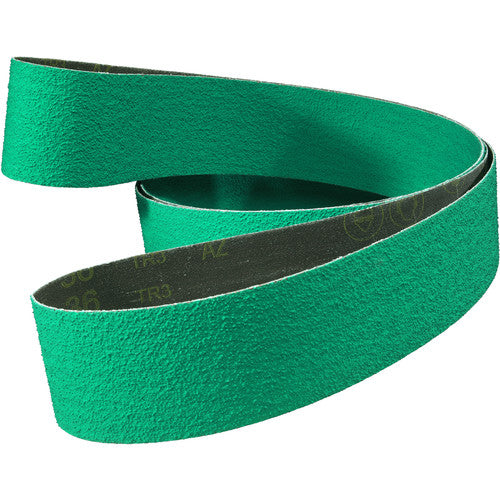 3M Cloth Belt 577F 50 YF-weight 6″ × 360″ Film-lok Single-flex - Exact Industrial Supply