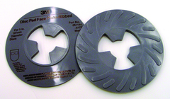 9" - Disc Pad Face Palte - Ribbed - Hard - USA Tool & Supply