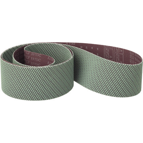3M Trizact Cloth Belt 337DC A65 X-weight 4″ × 354″ Film-lok No Flex - Exact Industrial Supply