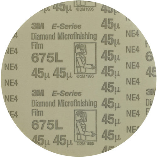 3M Hookit Diamond Microfinishing Film Disc 675L 20 Mic 5″ x NH Die 500X - Exact Industrial Supply