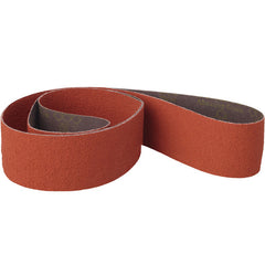 3M Cloth Belt 947D 80 X-weight 4″ × 536″ Film-lok Single-flex - Exact Industrial Supply