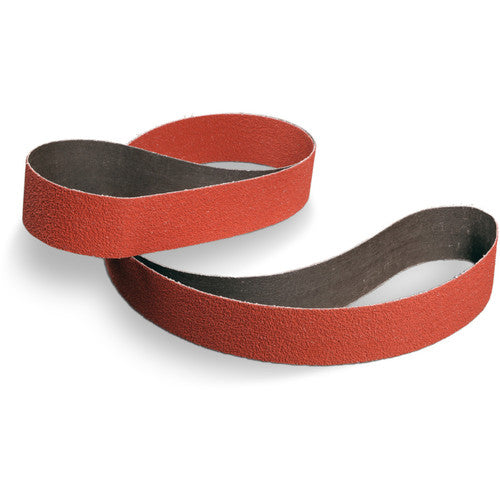 ‎3M Cubitron II Cloth Belt 984F 120+ YF-weight 1-1/4″ × 80-3/4″ Film-lok Single-flex - Exact Industrial Supply