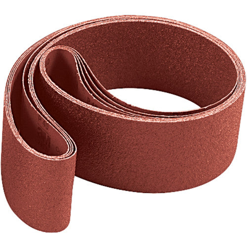 ‎3M Cloth Belt 202DZ P120 J-weight 3-1/4″ × 220″ Lap Skived Single-flex - Exact Industrial Supply