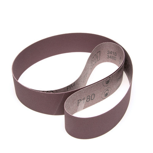 3M Cloth Belt 341D P320 X-weight 32″ × 126″ Film-lok Single-flex - Exact Industrial Supply