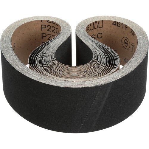 3M Cloth Belt 461F P180 XF-weight 4″ × 106″ Film-lok Single-flex - Exact Industrial Supply