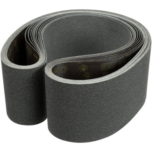 3M Cloth Belt 464W 6″ × 84″ 320 YF-weight T-CC Dull Sine-Lok - Exact Industrial Supply
