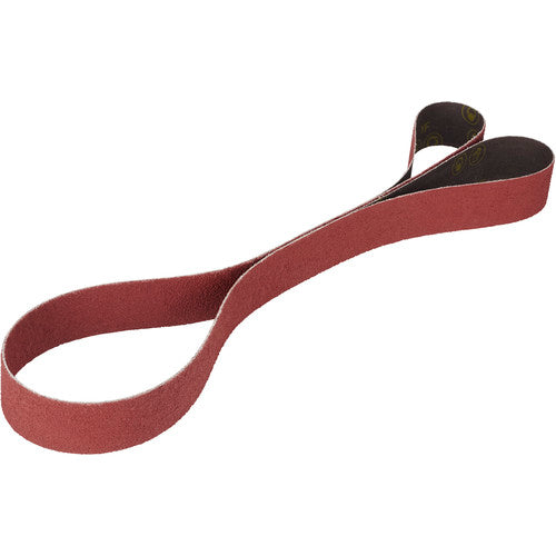 3M Cubitron II Cloth Belt 967F 24+ ZF-weight 1″ × 24″ Fabri-lok Single-flex - Exact Industrial Supply