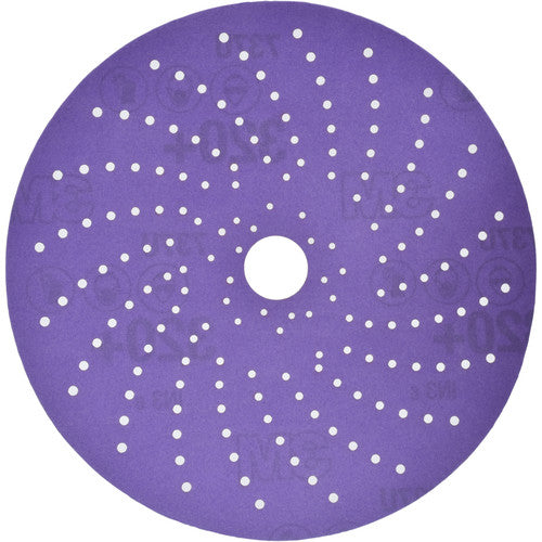 3M Cubitron II HookitClean Sanding Abrasive Disc 31482 6″ 240+grade - Exact Industrial Supply