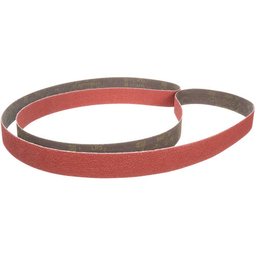 3M Cubitron II Cloth Belt 984F 50+ YF-weight 8″ × 132″ Film-lok Single-flex - Exact Industrial Supply