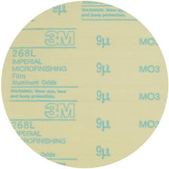 3M Hookit Microfinishing Film Disc 268L 80 Mic Type D 11″ x NH Die 1100F - Exact Industrial Supply